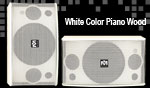 CS-600W Professional 450 Watts Karaoke Vocal Speakers - White