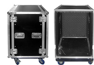  2L14C 2 Lids (2 Doors) Built-In Casters 