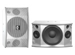 CS-500s Pro 450W Karaoke Vocal Speakers (Pair) - Silver
